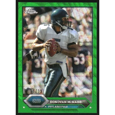 2023 Topps Composite Chrome Green Wave Refractors #40 Donovan McNabb