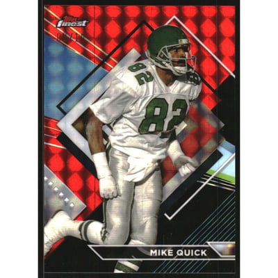 2023 Topps Composite Finest Black Red Geometric Refractors #233 Mike Quick