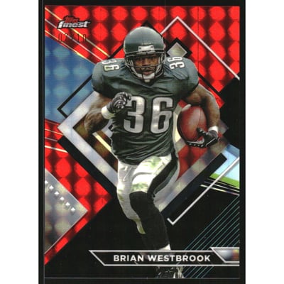 2023 Topps Composite Finest Black Red Geometric Refractors #234 Brian Westbrook