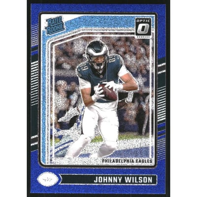 2024 Donruss Optic Blue Glitter #256 Johnny Wilson RR