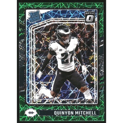 2024 Donruss Optic Green Velocity #282 Quinyon Mitchell RR