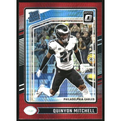 2024 Donruss Optic Red Hyper #282 Quinyon Mitchell RR