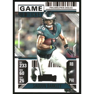 2024 Panini Contenders Game Ticket Bronze #80 Saquon Barkley
