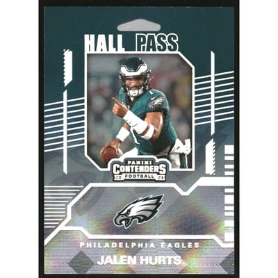 2024 Panini Contenders Hall Pass Silver #7 Jalen Hurts