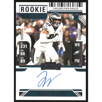 2024 Panini Contenders #133 Johnny Wilson AU RC