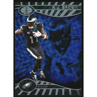 2024 Panini Illusions Trophy Collection Sapphire #71 A.J. Brown