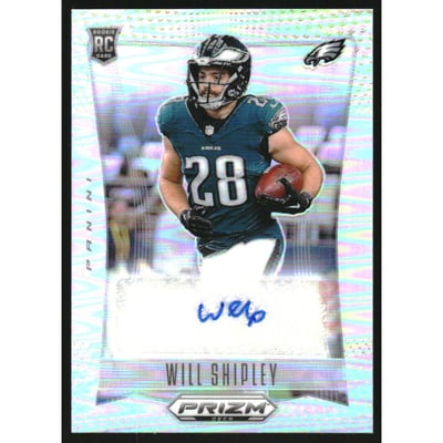 2024 Panini Prizm Deca Signatures Prizms Silver #52 Will Shipley