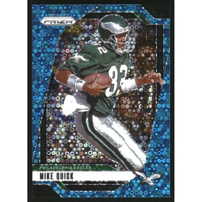 2024 Panini Prizm Prizms No Huddle Blue #238 Mike Quick