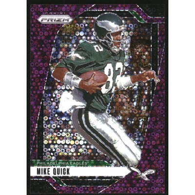 2024 Panini Prizm Prizms No Huddle Purple #238 Mike Quick
