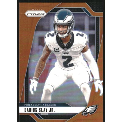 2024 Panini Prizm Prizms Orange #235 Darius Slay Jr.