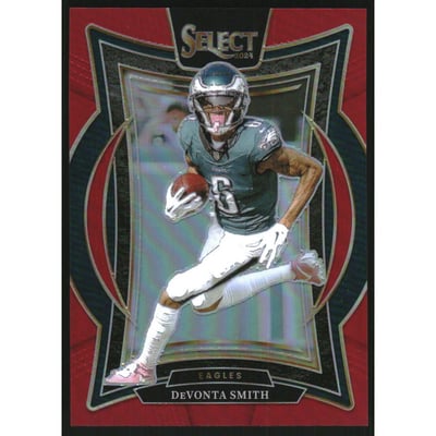 2024 Select Prizm Red #51 DeVonta Smith/99