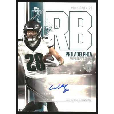 2024 Topps Signature Class Rookie Autographs #RCAWS Will Shipley CLASS II