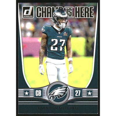 2025 Donruss Champ is Here #12 Quinyon Mitchell