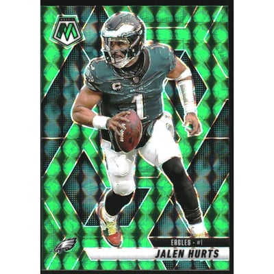 2025 Panini Mosaic Mosaic Green #1 Jalen Hurts