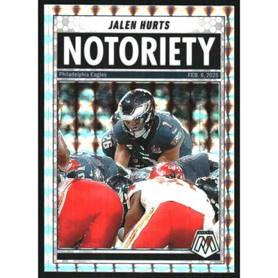 2025 Panini Mosaic Notoriety Mosaic #1 Jalen Hurts