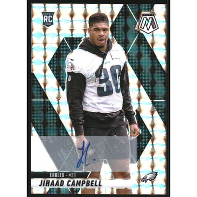 2025 Panini Mosaic Rookie Autographs Mosaic #341 Jihaad Campbell