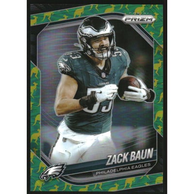 2025 Panini Prizm Prizms Kangaroo #239 Zack Baun