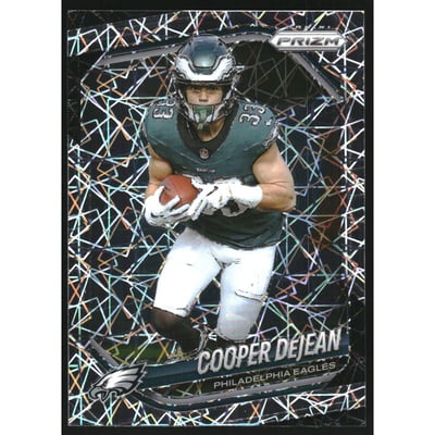 2025 Panini Prizm Prizms Lazer #170 Cooper DeJean