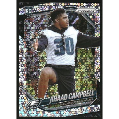 2025 Panini Prizm Prizms No Huddle #334 Jihaad Campbell