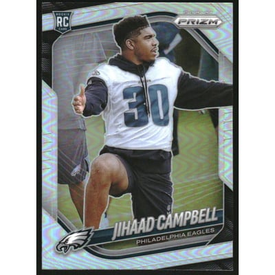 2025 Panini Prizm Prizms Silver #334 Jihaad Campbell