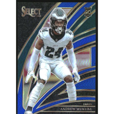 2025 Select Prizm Blue #291 Andrew Mukuba