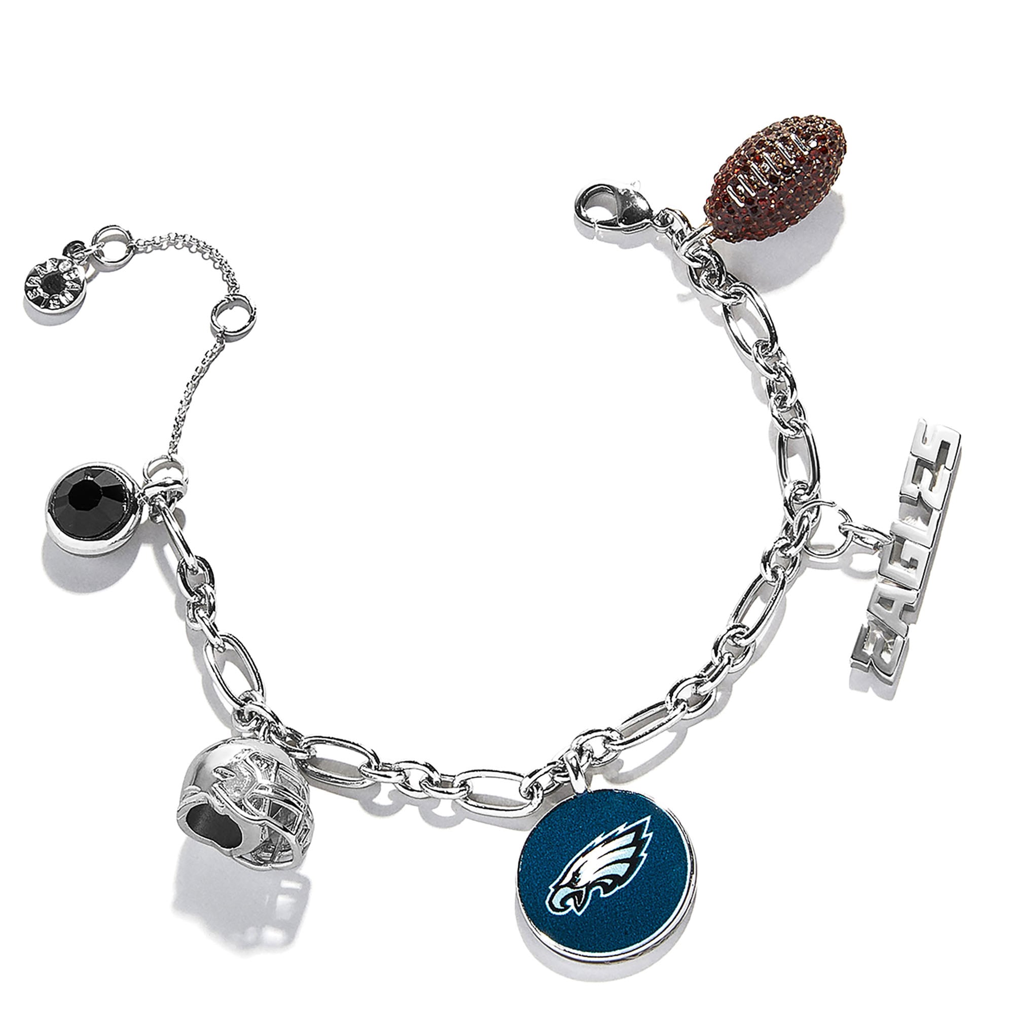 Bracelet à breloques BaubleBar Philadelphia Eagles