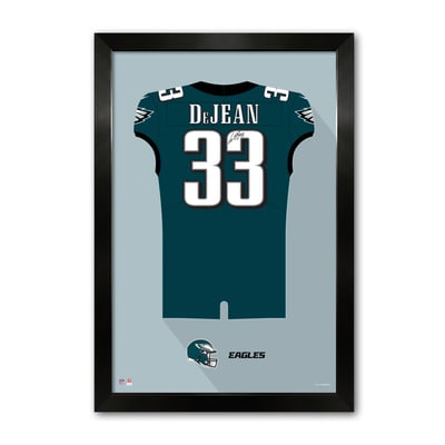Cooper DeJean Philadelphia Eagles 14" x 20" Framed Jersey Art Print