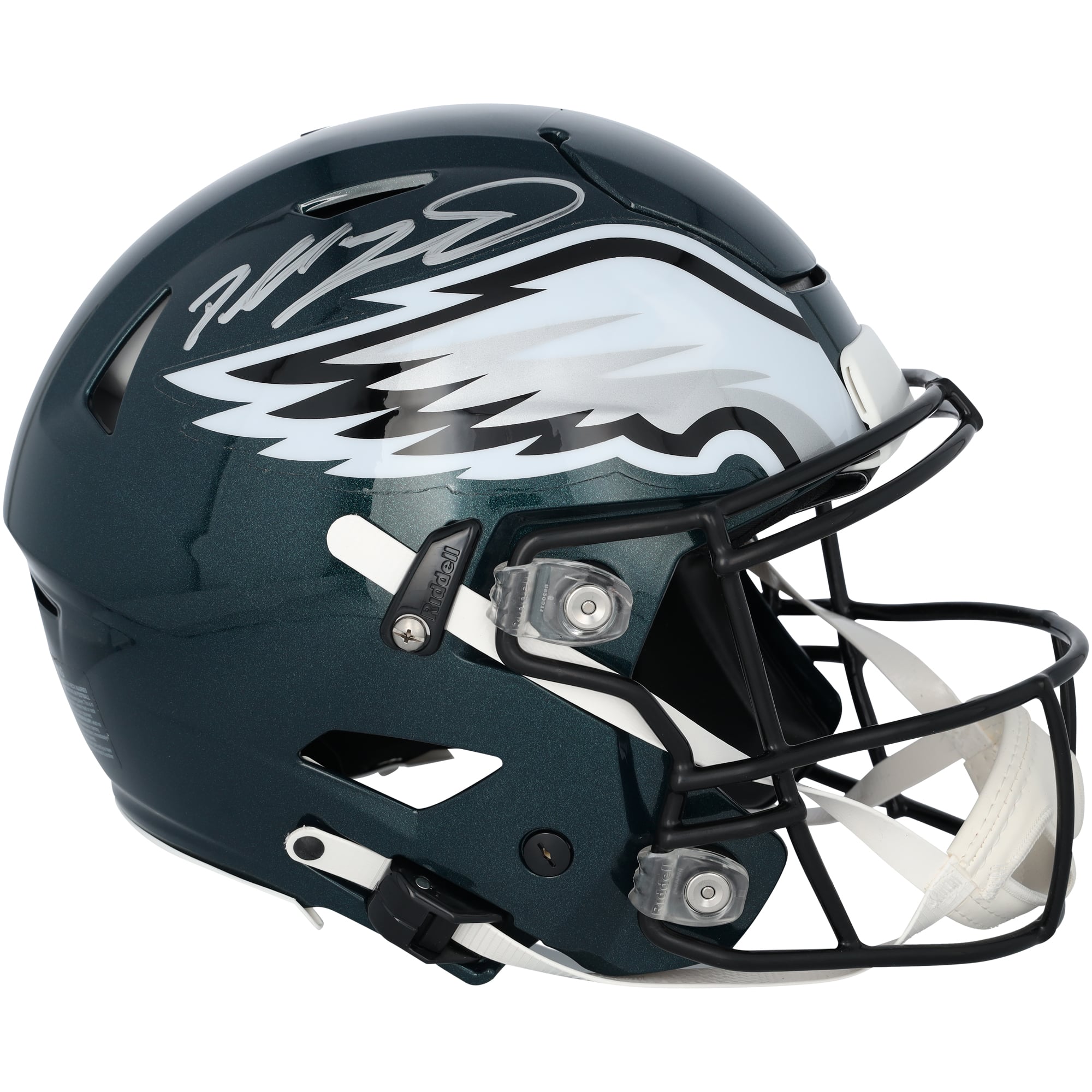 Casque authentique Riddell Speed ​​Flex autographié par Dallas Goedert des Philadelphia Eagles