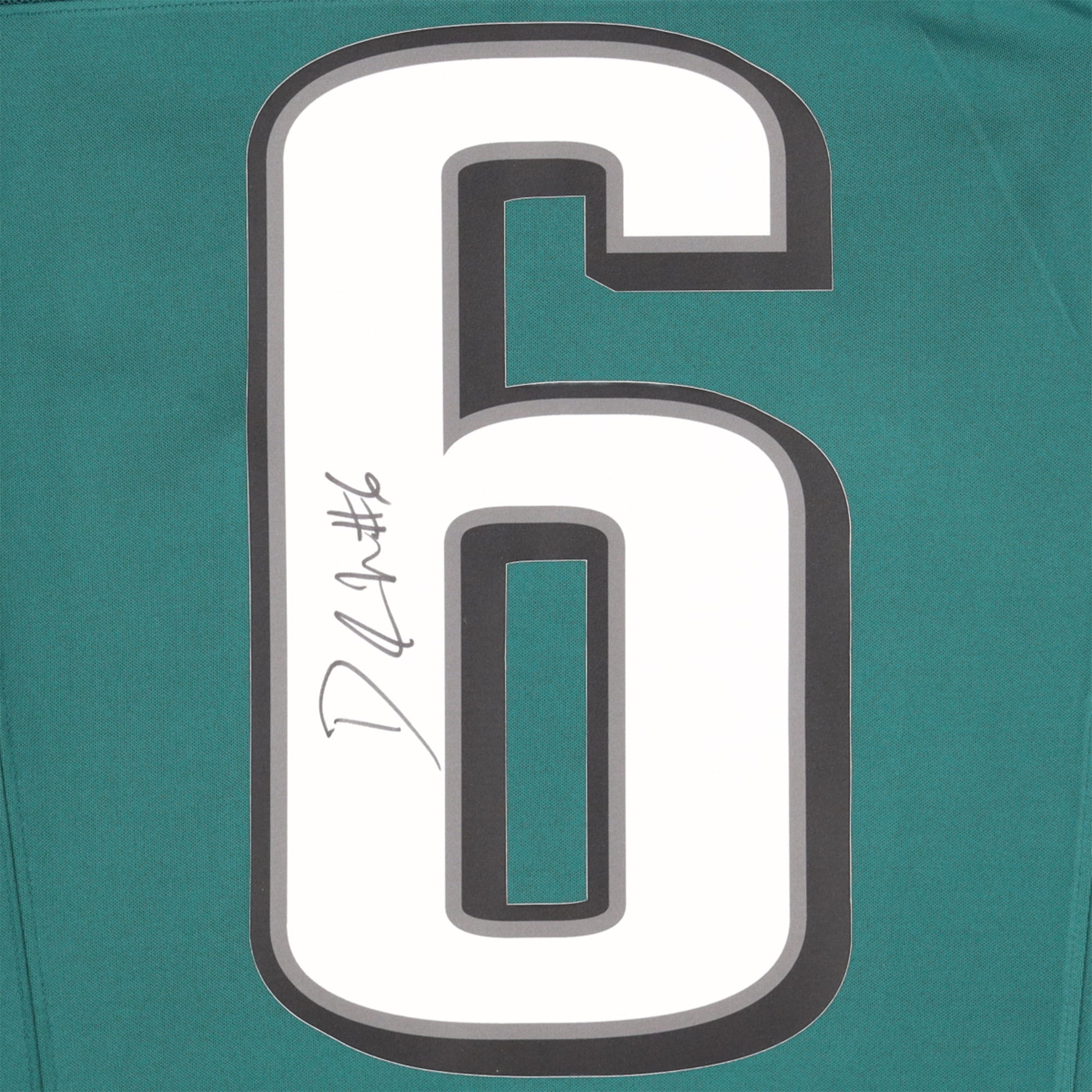 DeVonta Smith Philadelphia Eagles Autographed Midnight Green Nike Limited Jersey
