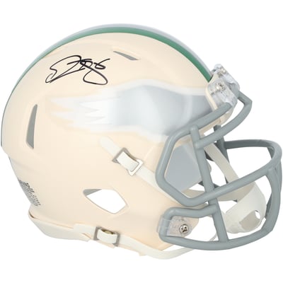 Donovan McNabb Philadelphia Eagles Autographed Fanatics Authentic Riddell Retro Speed Mini Helmet 