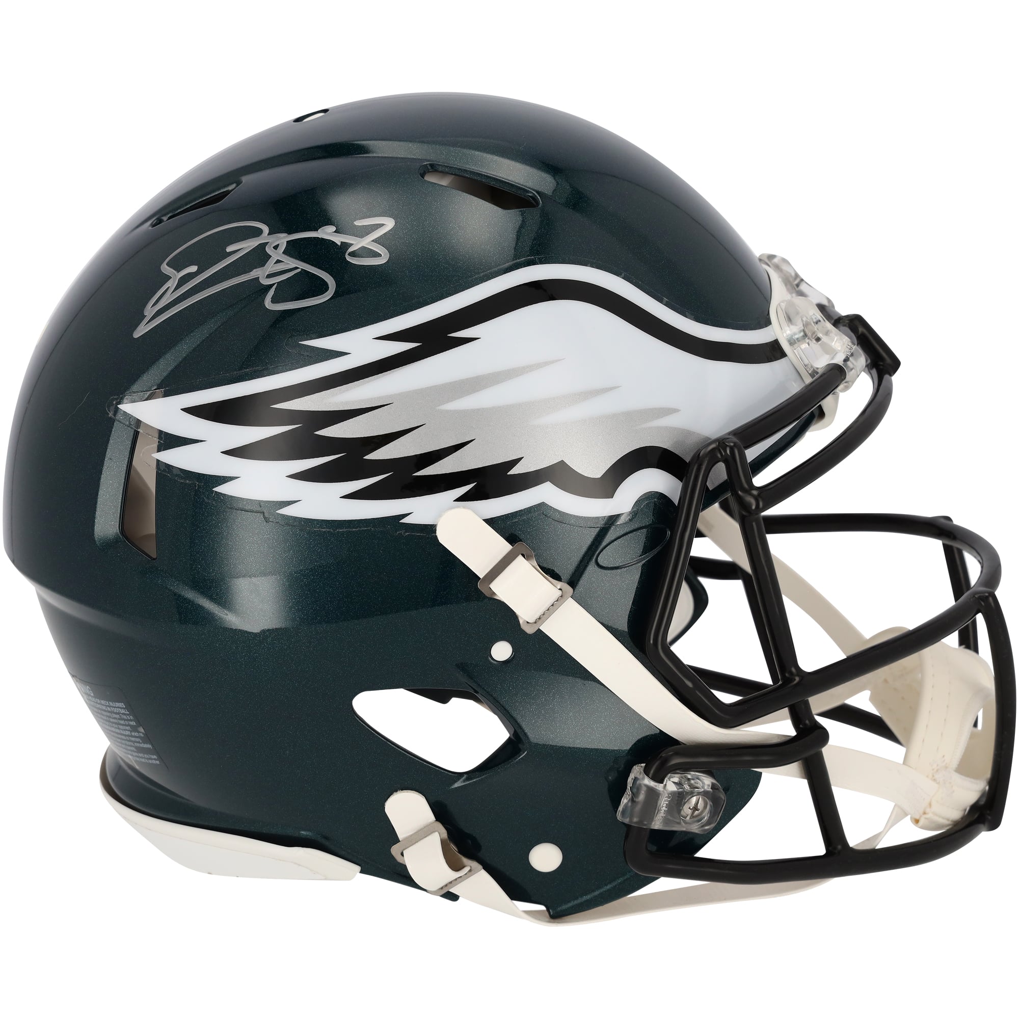 Casque authentique Riddell Speed autographié par Donovan McNabb des Philadelphia Eagles