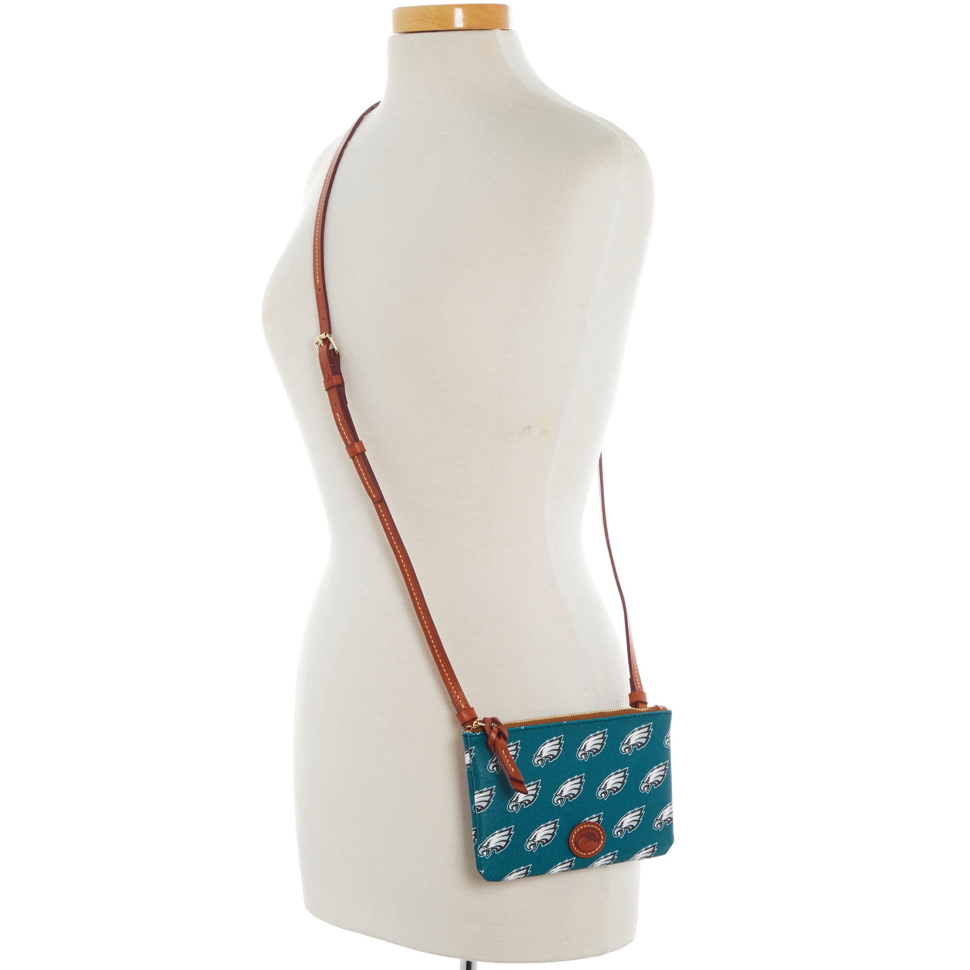 Dooney & Bourke Philadelphia Eagles Top Zip Crossbody Bag