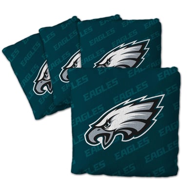 Philadelphia Eagles Fanpoint Four-Piece Cornhole Bag Set