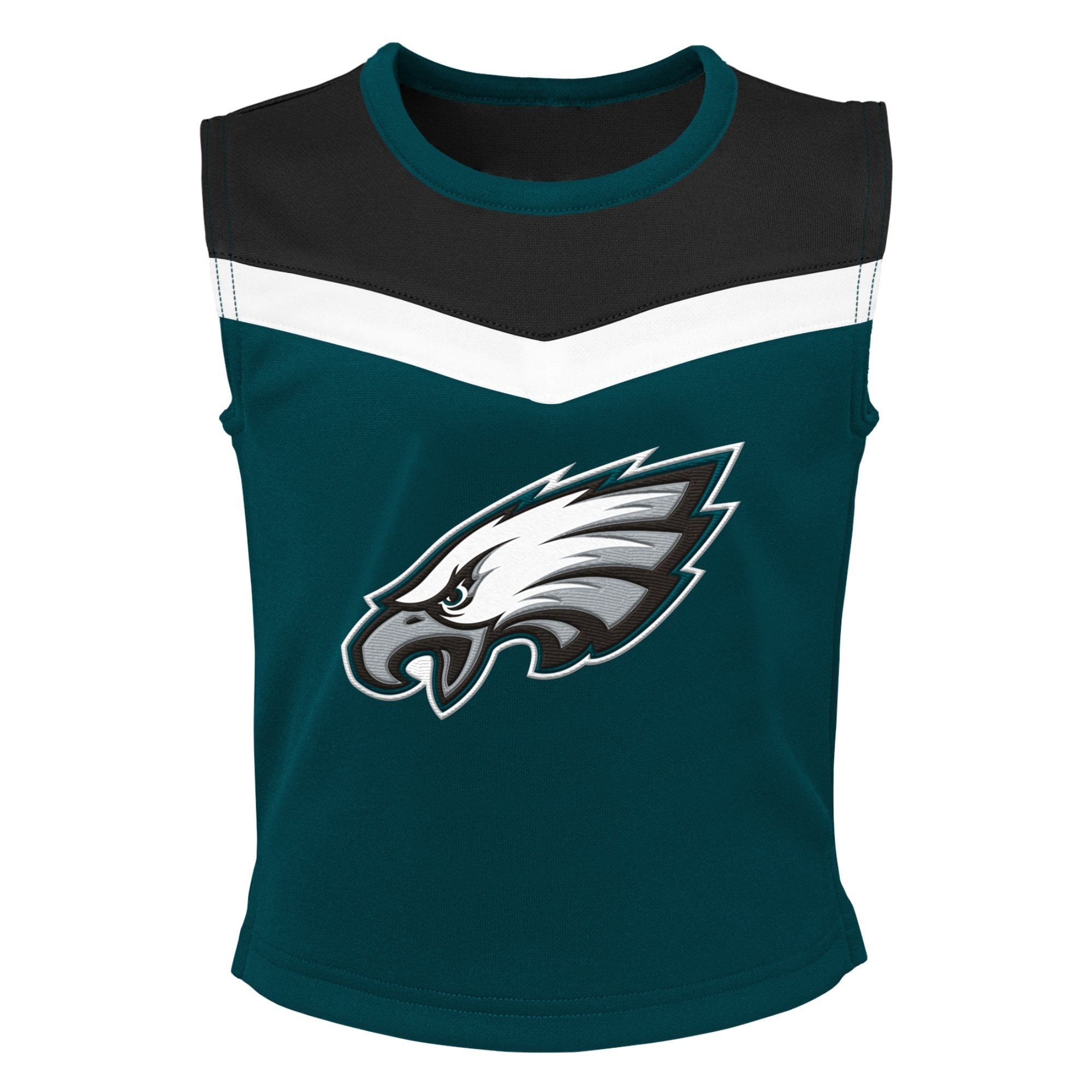 Girls Youth Green Philadelphia Eagles Spirit Two-Piece Cheerleader Set