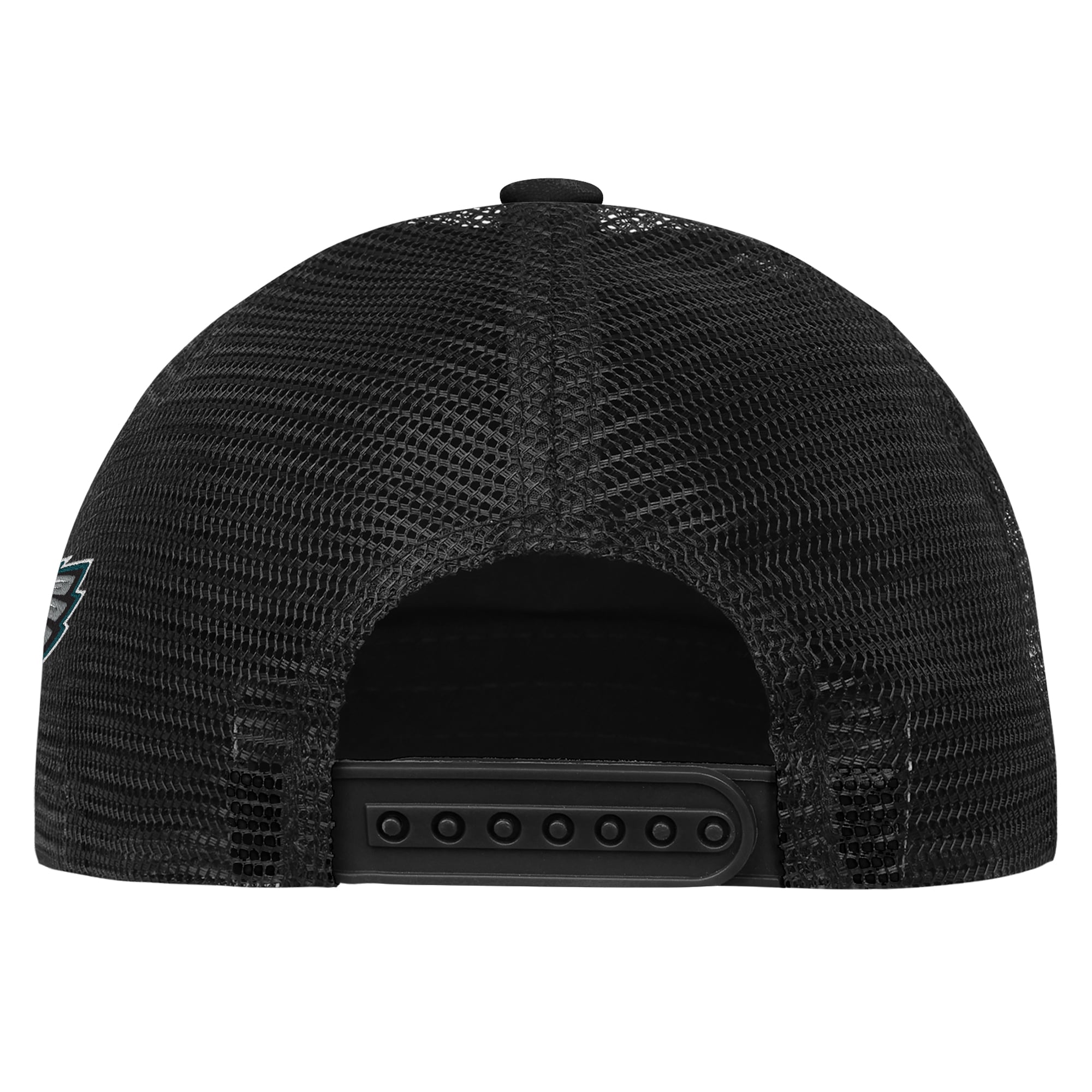 Casquette trucker ajustable noire à strass Philadelphia Eagles pour filles et jeunes filles