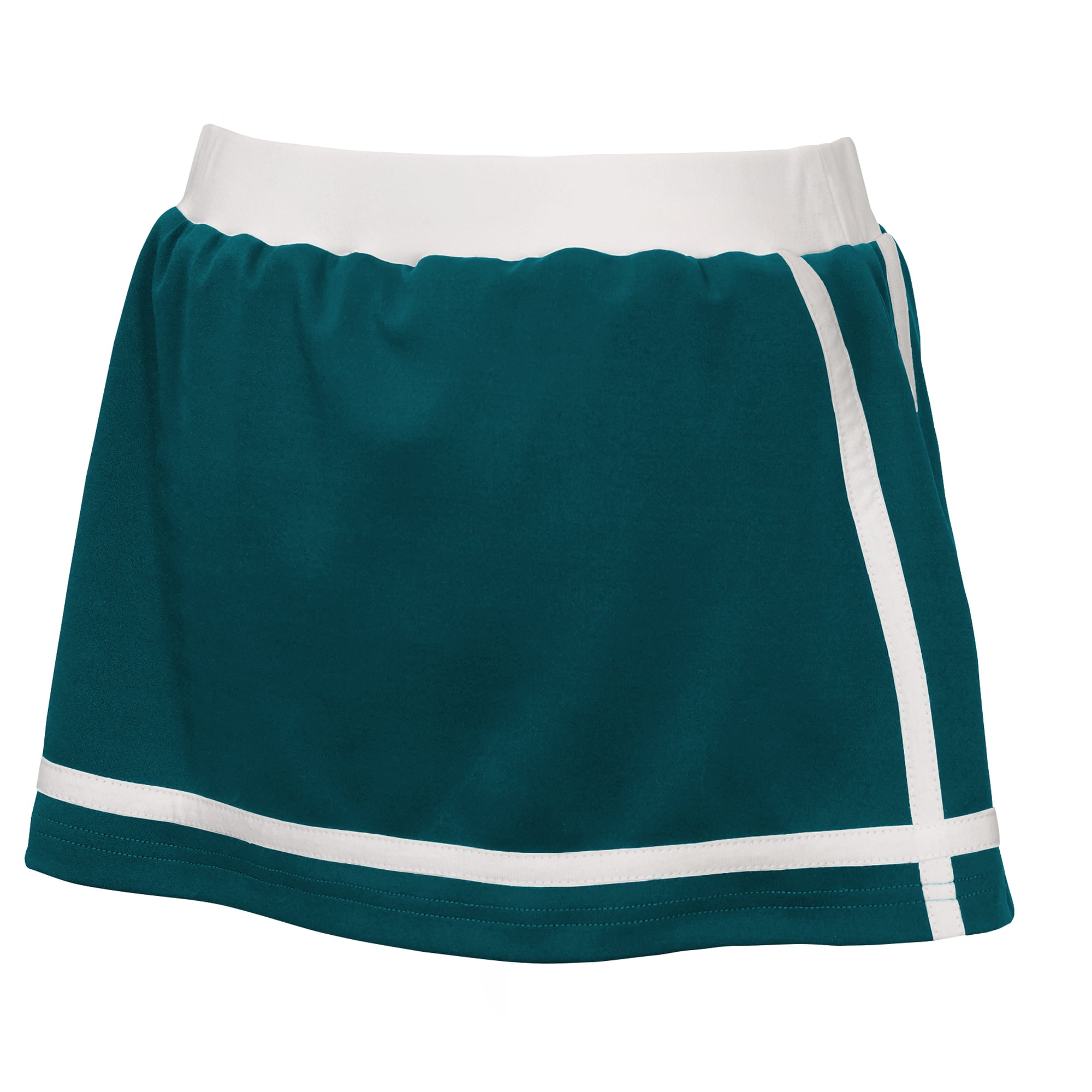 Jupe-short rayée vert nuit des équipes spéciales Eagles de Philadelphie, par Erin Andrews, pour jeunes filles