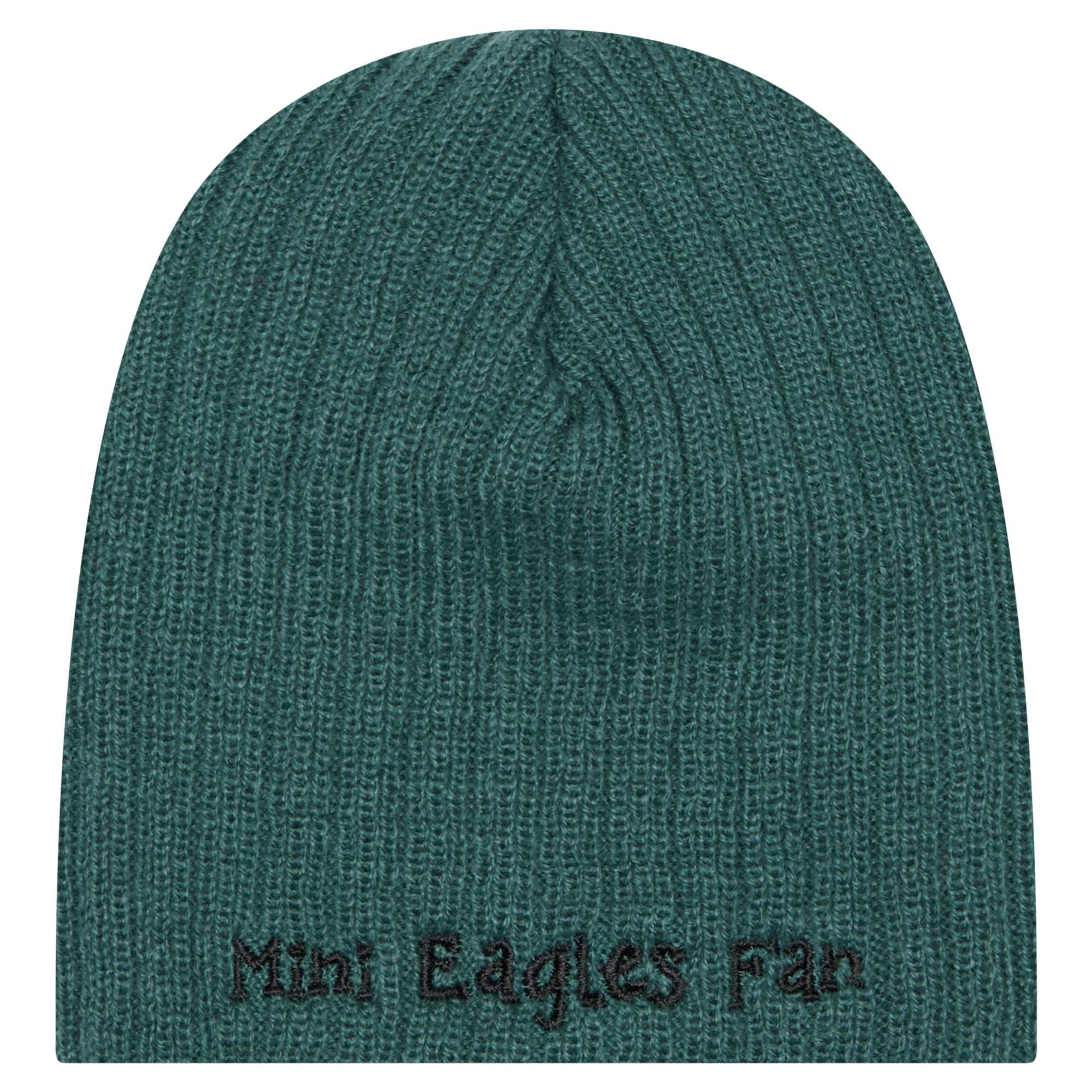 Bonnet mini en maille New Era vert nuit Philadelphia Eagles pour bébé