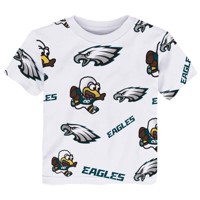  Philadelphia Eagles Outerstuff Infant Mascot Play T-Shirt - White