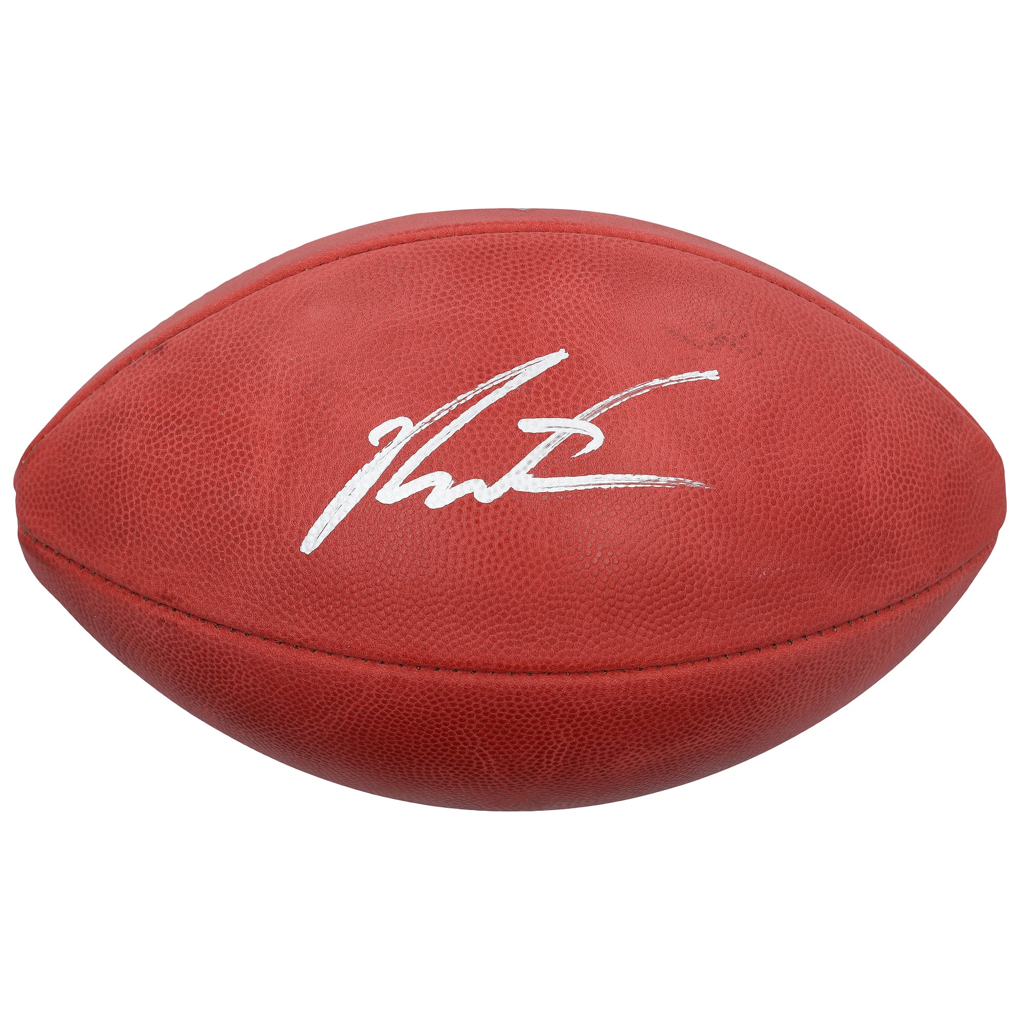Ballon de football américain Duke en couleur autographié par Jalen Carter (Philadelphia Eagles).