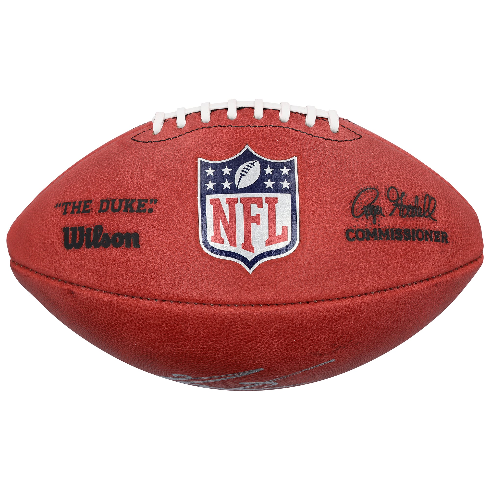 Ballon de football américain Duke en couleur autographié par Jalen Carter (Philadelphia Eagles).