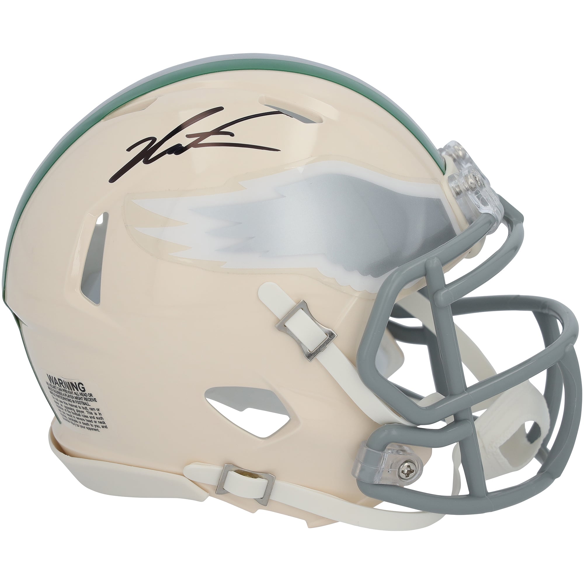 Jalen Carter Philadelphia Eagles Autographed Riddell Retro Speed Mini Helmet