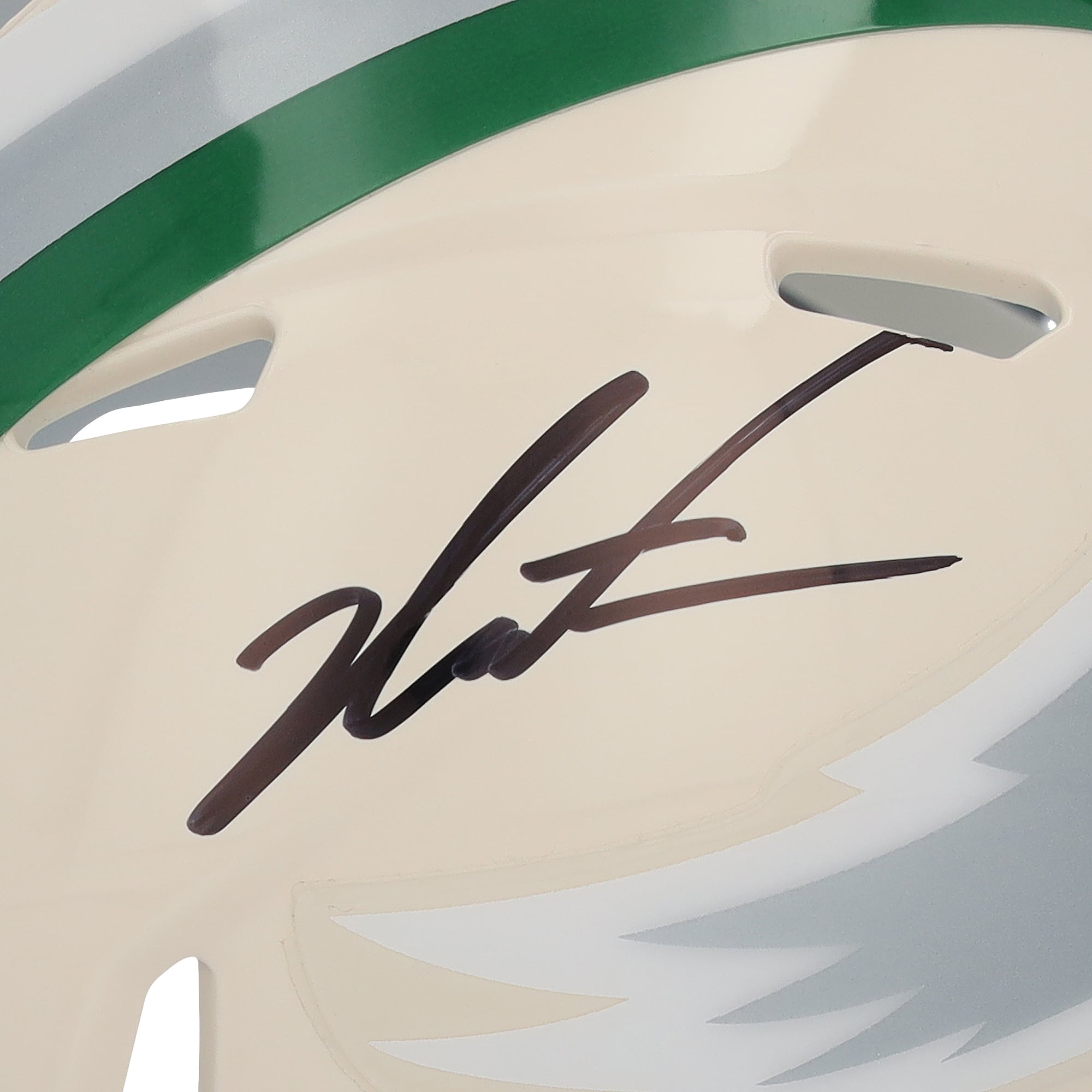 Jalen Carter Philadelphia Eagles Autographed Riddell Retro Speed Mini Helmet
