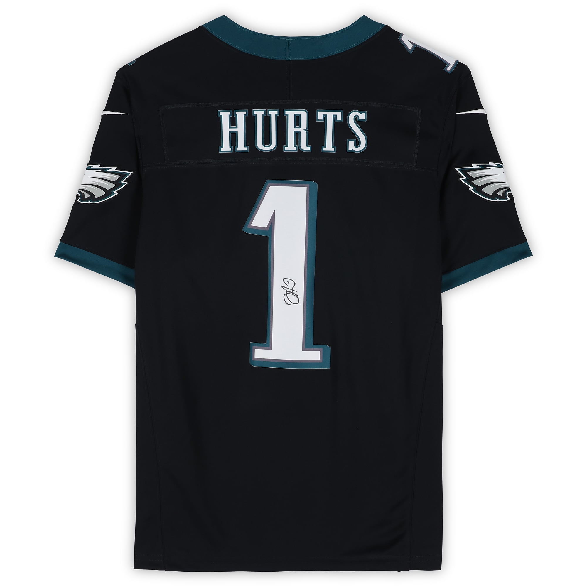Maillot Nike Limited noir autographié de Jalen Hurts des Eagles de Philadelphie