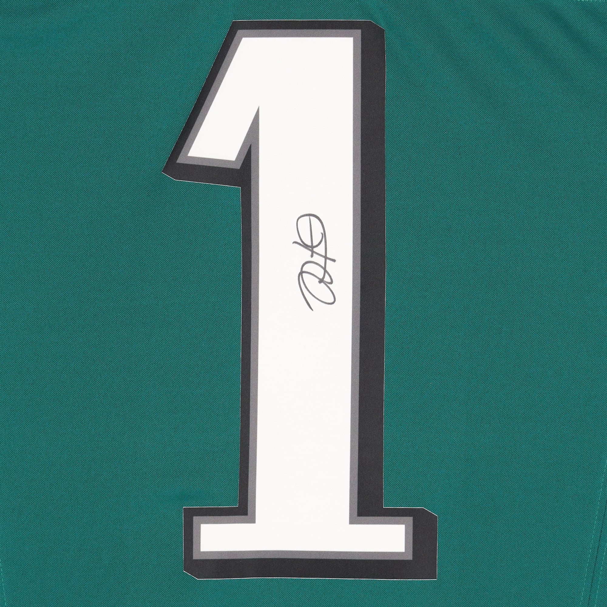 Jalen Hurts Philadelphia Eagles Autographed Midnight Green Nike Limited Jersey