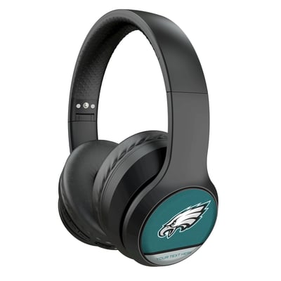 Philadelphia Eagles Keyscaper Personalized Endzone Solid Wireless Bluetooth Headphones With Case
