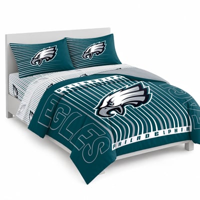 Logo Brands Philadelphia Eagles Momentum Bed In A Bag - Queen