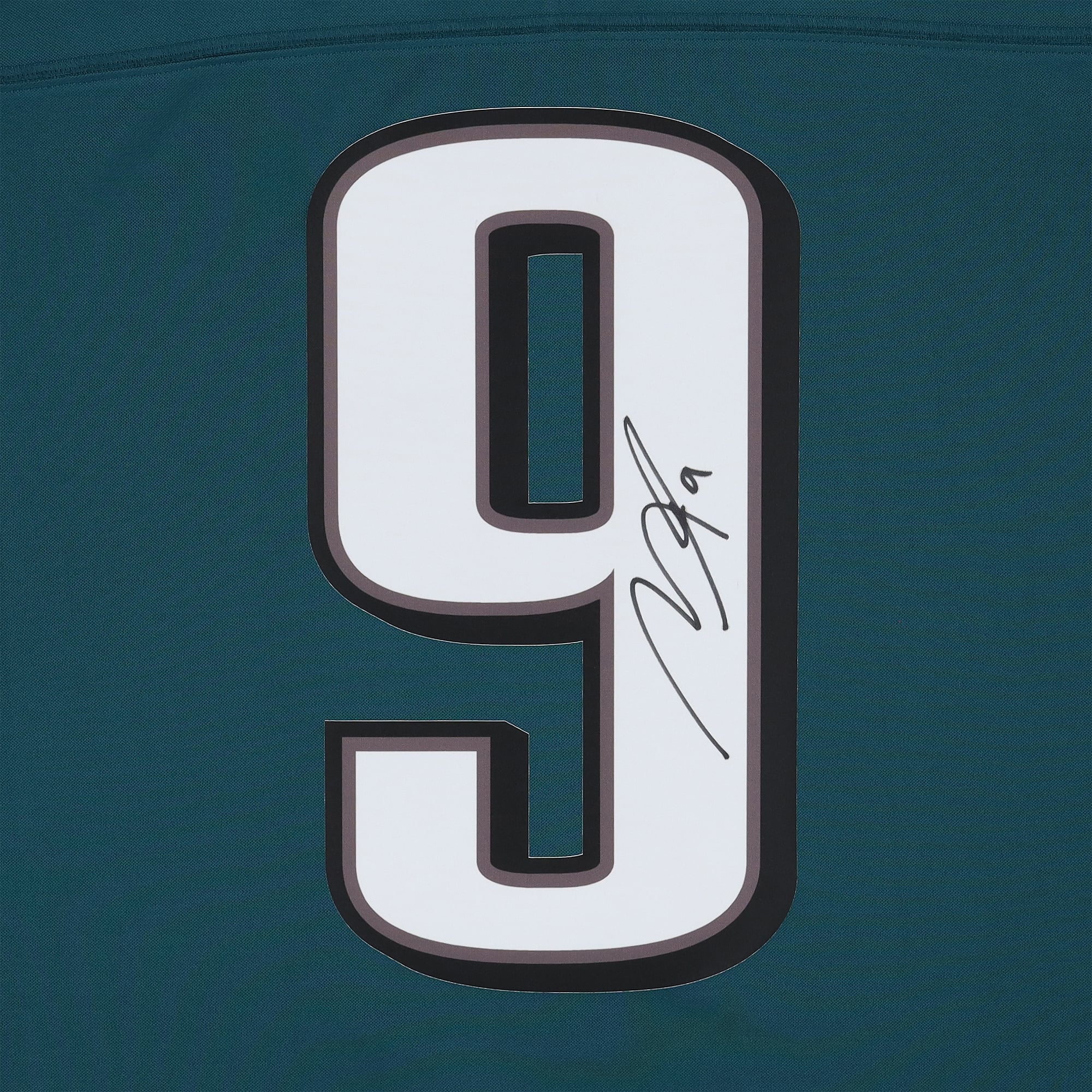 Maillot Nike Vapor Fuse Limited vert nuit autographié par Makai Lemon des Eagles de Philadelphie