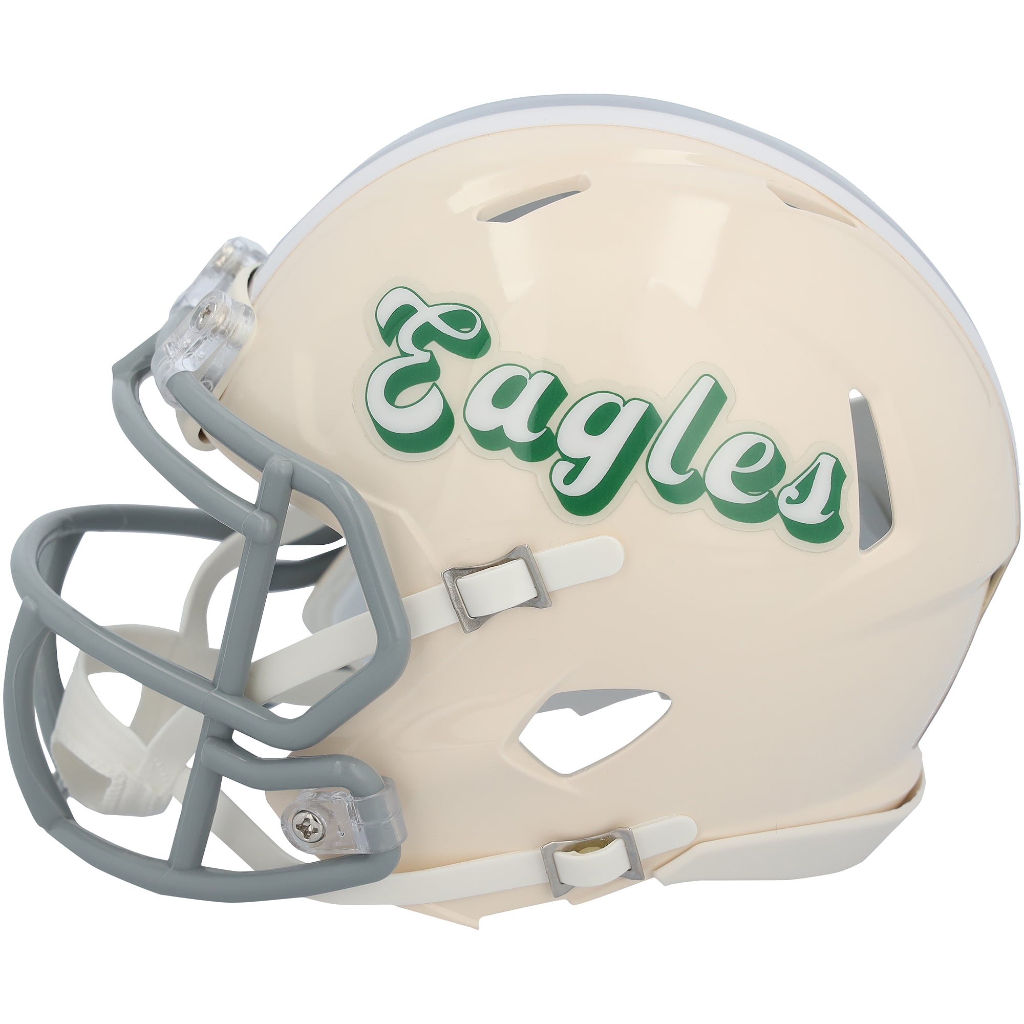 Mini-casque Riddell Retro Speed ​​autographié par Makai Lemon des Eagles de Philadelphie