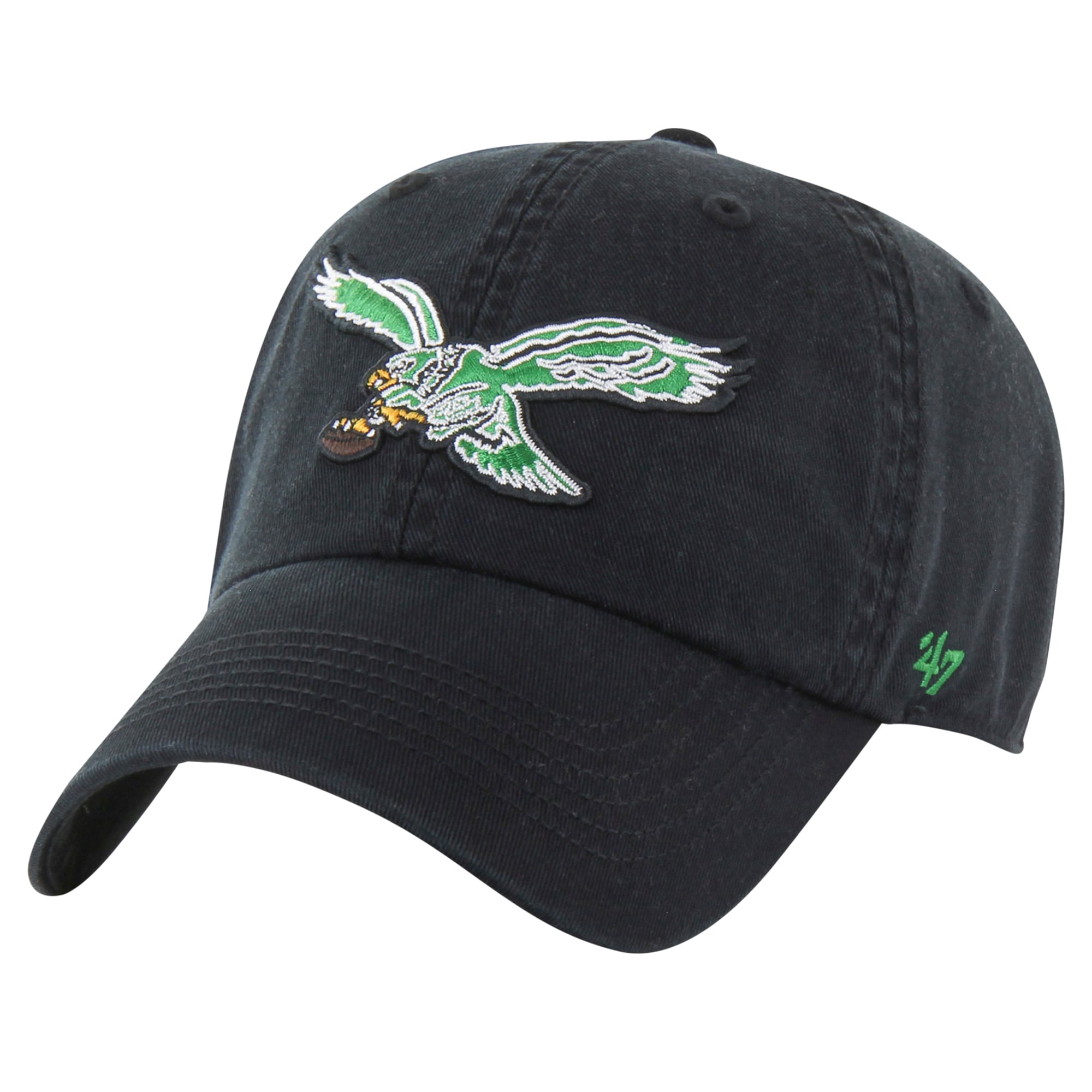 Men's '47 Charcoal Philadelphia Eagles Classic Franchise Fitted Hat