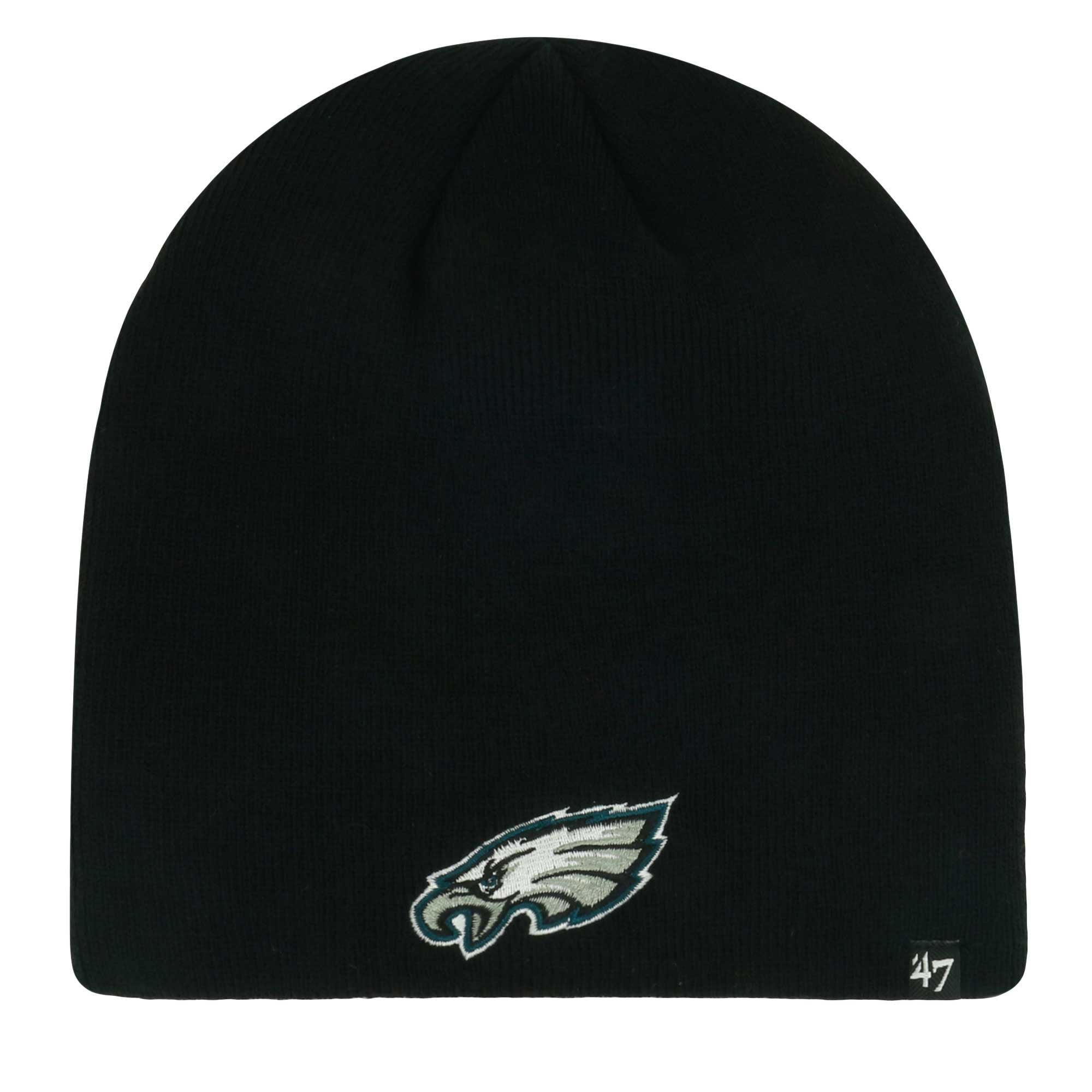 Bonnet noir avec logo principal des Eagles de Philadelphie '47 pour hommes